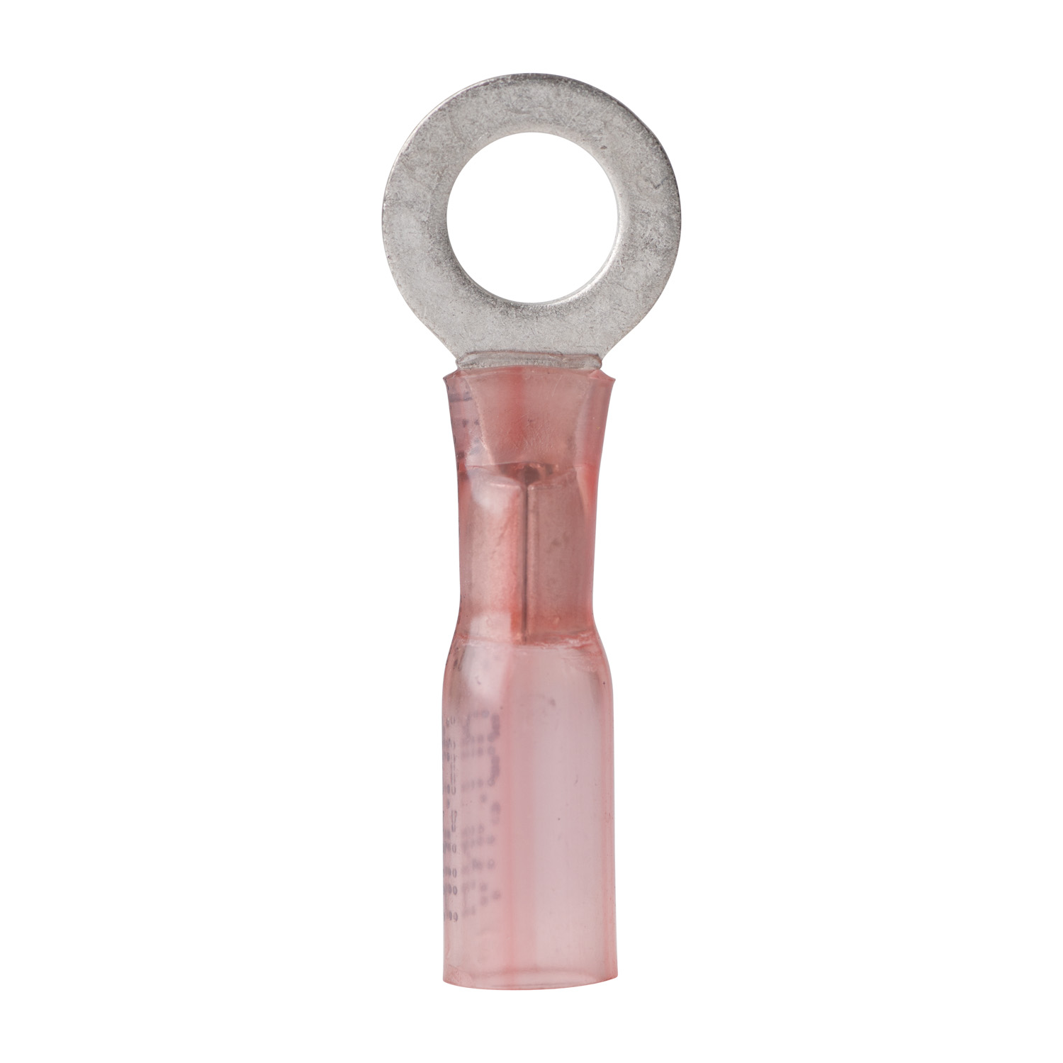Ancor 310425 22-18 1/4 Ring Terminal Heat Shrink Red 25 Pack
