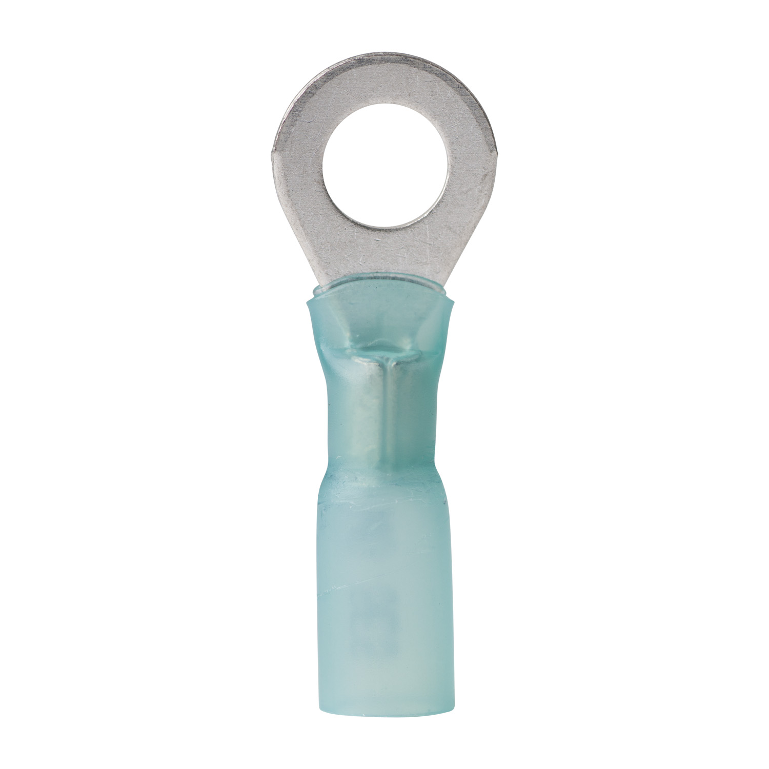 Ancor 311499 16-14 1/4 Ring Terminal Heat Shrink Blue 100 Pack