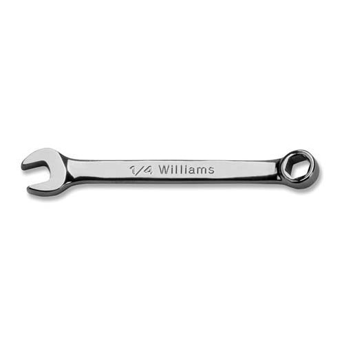 Williams SNPMIDS6A Combination Wrench 3/16 Inch High-Polish Chrome Rounded