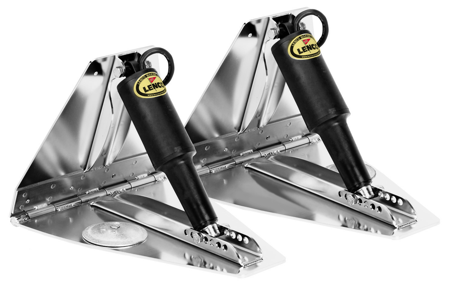 Lenco 15048-101 14inx12in High Performan Trim Tab Kit 12v Requires Switch