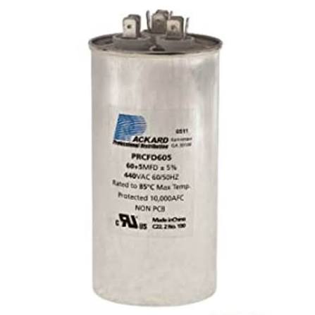 DiversiTech Run Capacitor 440V 60/5MFD PRCFD605A