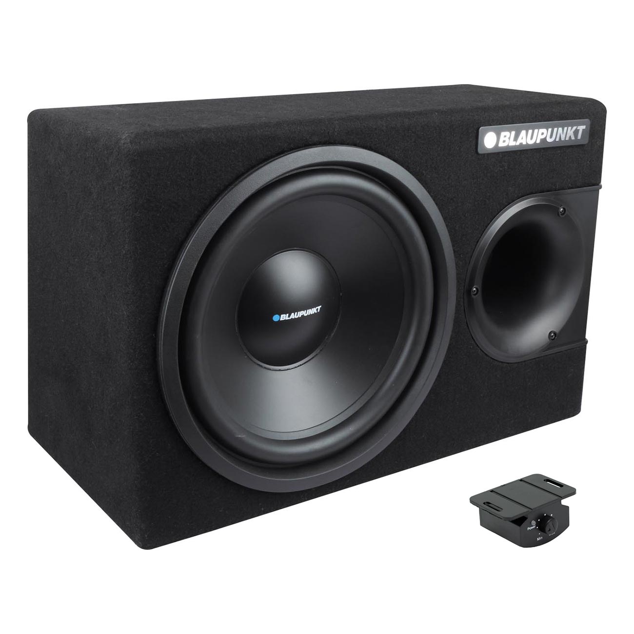 Blaupunkt Single 12″ Amplified Subwoofer Ported Enclosure