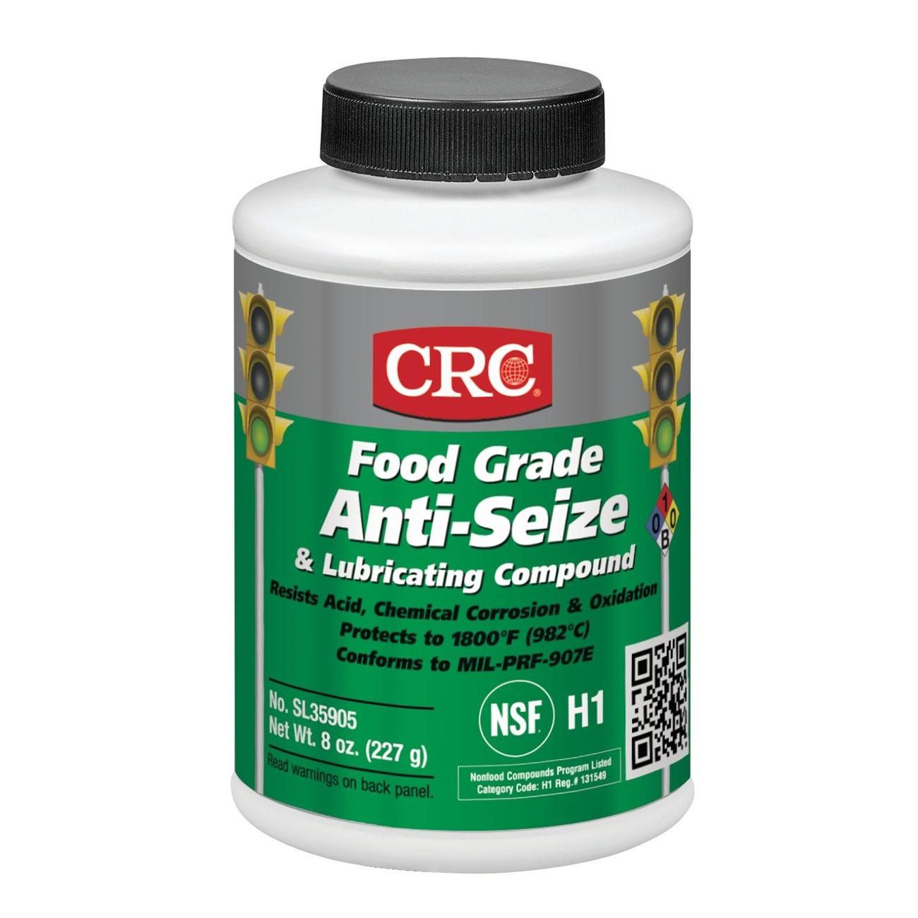 CRC CRCSL35905 Sta Lube Lubricant Food Grade Anti-Seize 8 oz Brush-Top Bottle