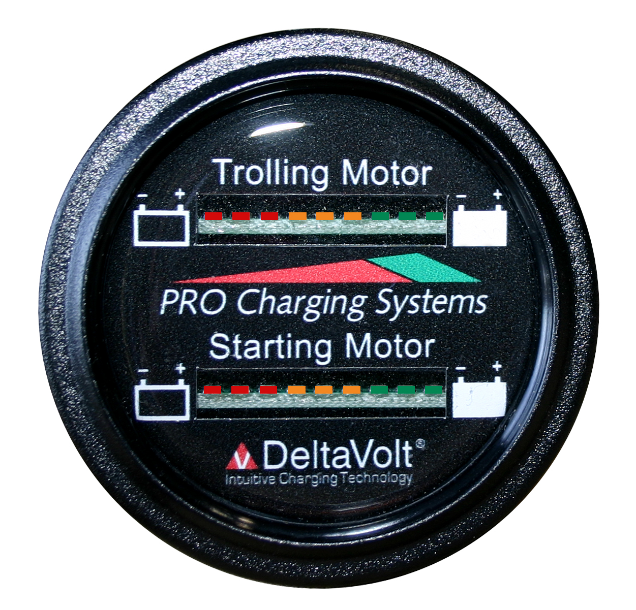 Dual BFGWOM1536V/12V Pro Battery Fuel Gauge for 1 - 36v, 1 -12v Systems