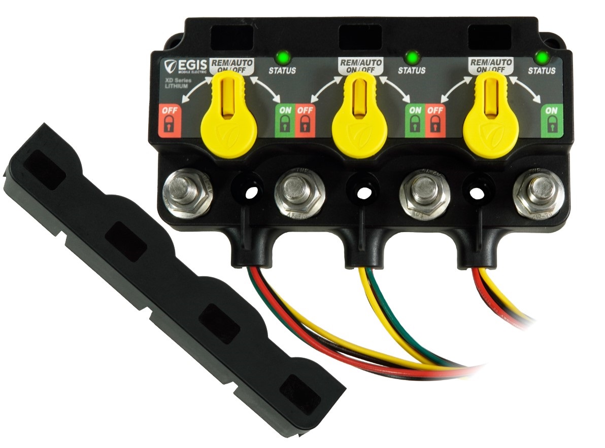 EGIS 8630-2535 XD Triple Flex L Lithium Automatic Charging Relay with Knobs