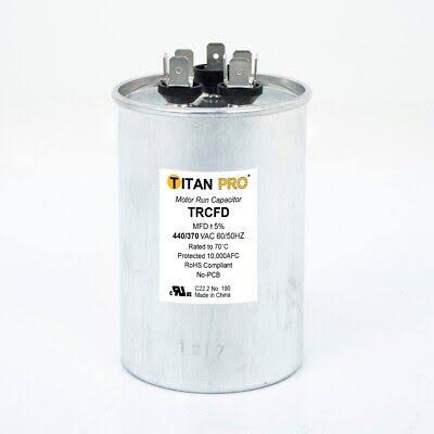 DiversiTech Capacitor 50/7.5 MFD 440/3 TRCFD5075
