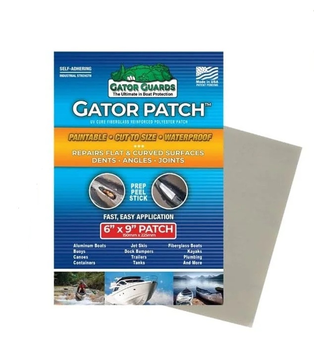 Gator GP-69 Guard Gator Patch 6in X 9in UV Cured Fiberglass Reinforced Repair