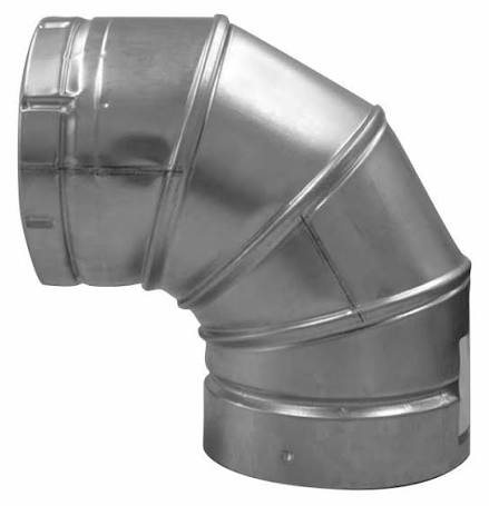 ECCO B-Vent Pipe 590EL 5X90 Double Wall 210514