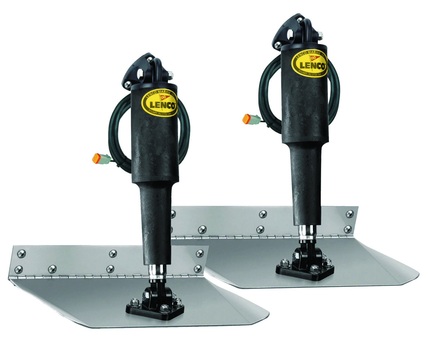 Lenco 15010-101 12inx30in Standard Mount Trim Tab Kit 12v Requires Switch