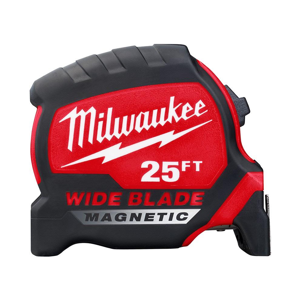 Milwaukee MIL48-22-0225M Tape Measure Double-Sided Hook 25 ft Steel 2.35 Inch