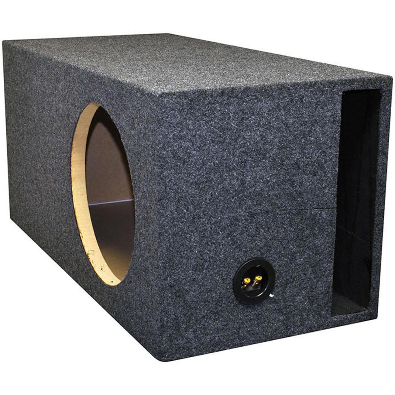 Qpower Single 15″ Slot Ported Vented Heavy Duty High SPL X-Large Empty Woofer Enclosure