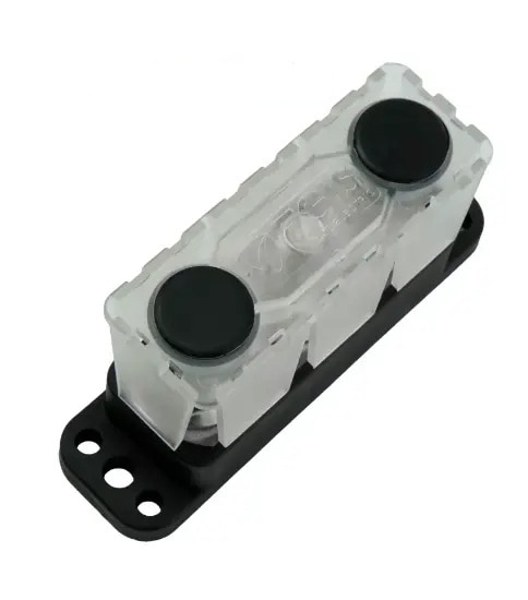EGIS 6601-300 PowerBar Three M10 (3/8) Studs - 600A w-Cover Retail Pack
