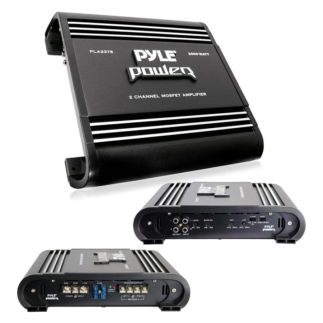 Pyle 2 Channel Amplifier 480W RMS/2000W MAX