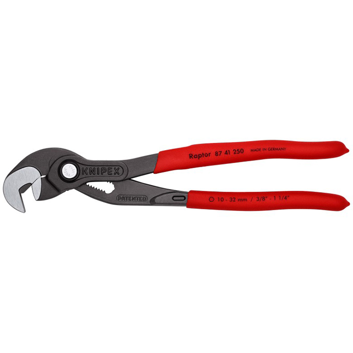 Knipex Raptor Pliers with Push-Button Adjustment (10")