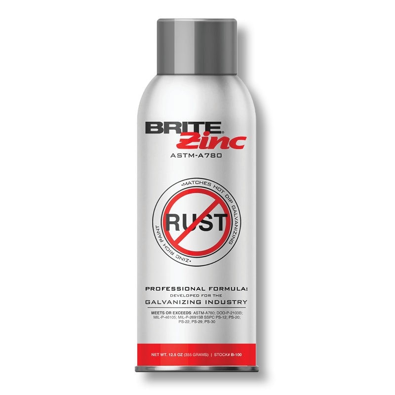Weld-Aid WELB-100 Brite Zinc Galvanizing Compound Aerosol 12.5 oz