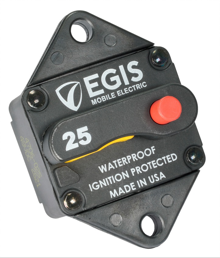 EGIS 4706-025 285-Series 25 Amp Circuit Breaker Panel Mount