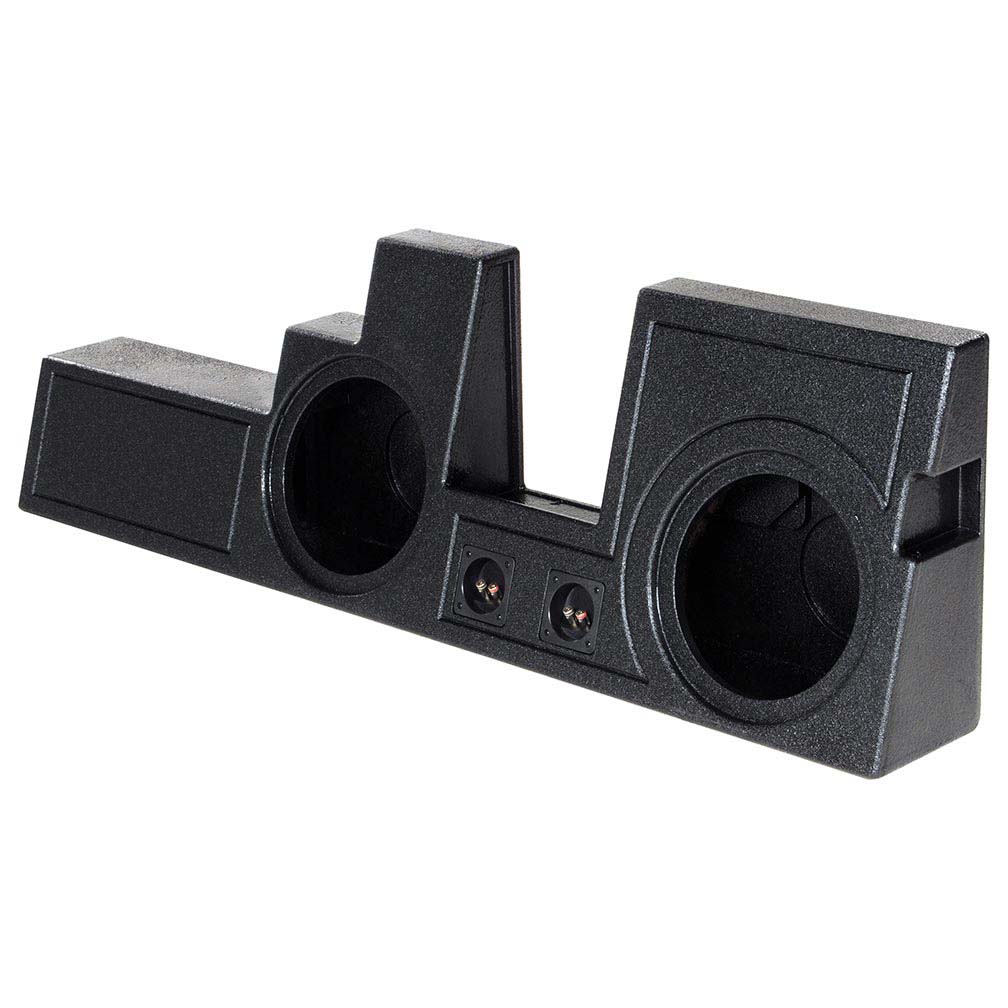 QPower "QBOMB" Ford F-Series Super Duty Crew Cab '00-'16 Dual 12" Vented Empty Woofer Box