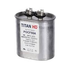 DiversiTech Run Capacitor 440V 55MFD POCF55A