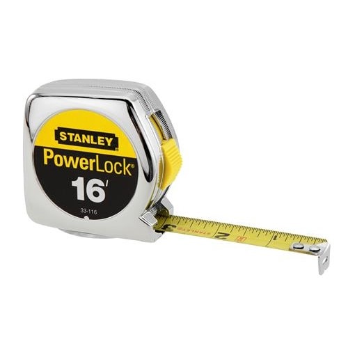 Stanley STN33-116 Power Lock Tape Measure Tape rule Forward 3/4" blade width