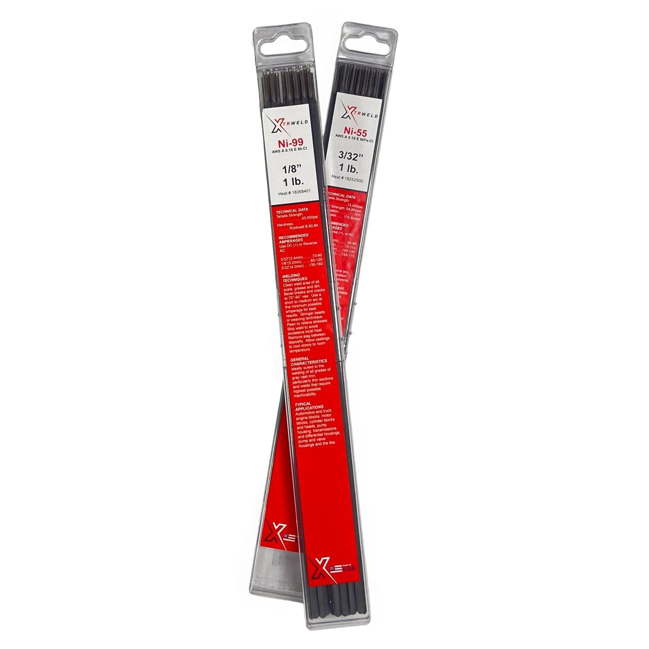 XTRweld Select XTRSENI99125-1DP Filler Metal XTR Select Ni 99 Coated Electrode