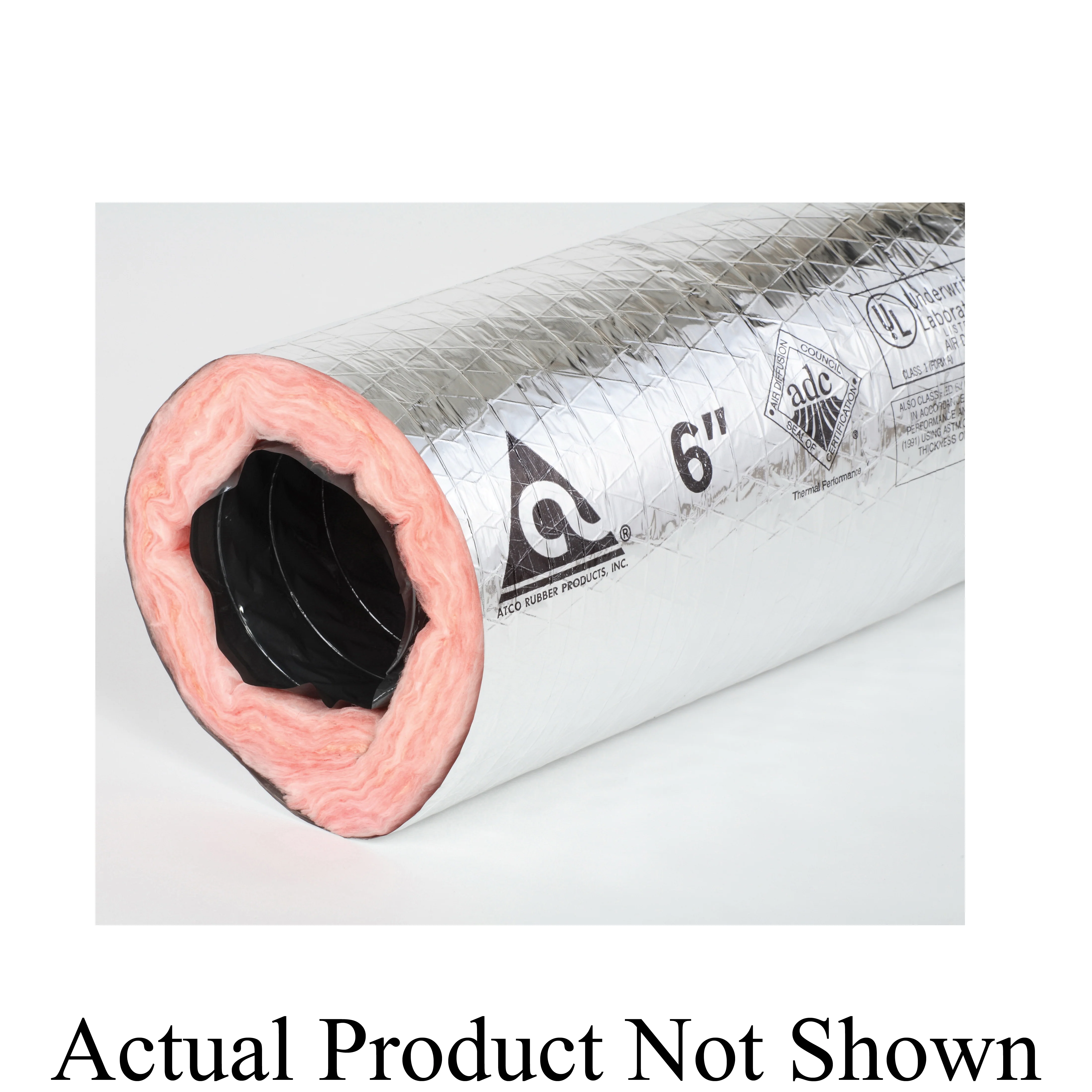 Atco 13602412 12-Inch R6 Flexible Duct for HVAC/R Systems Professional Grade