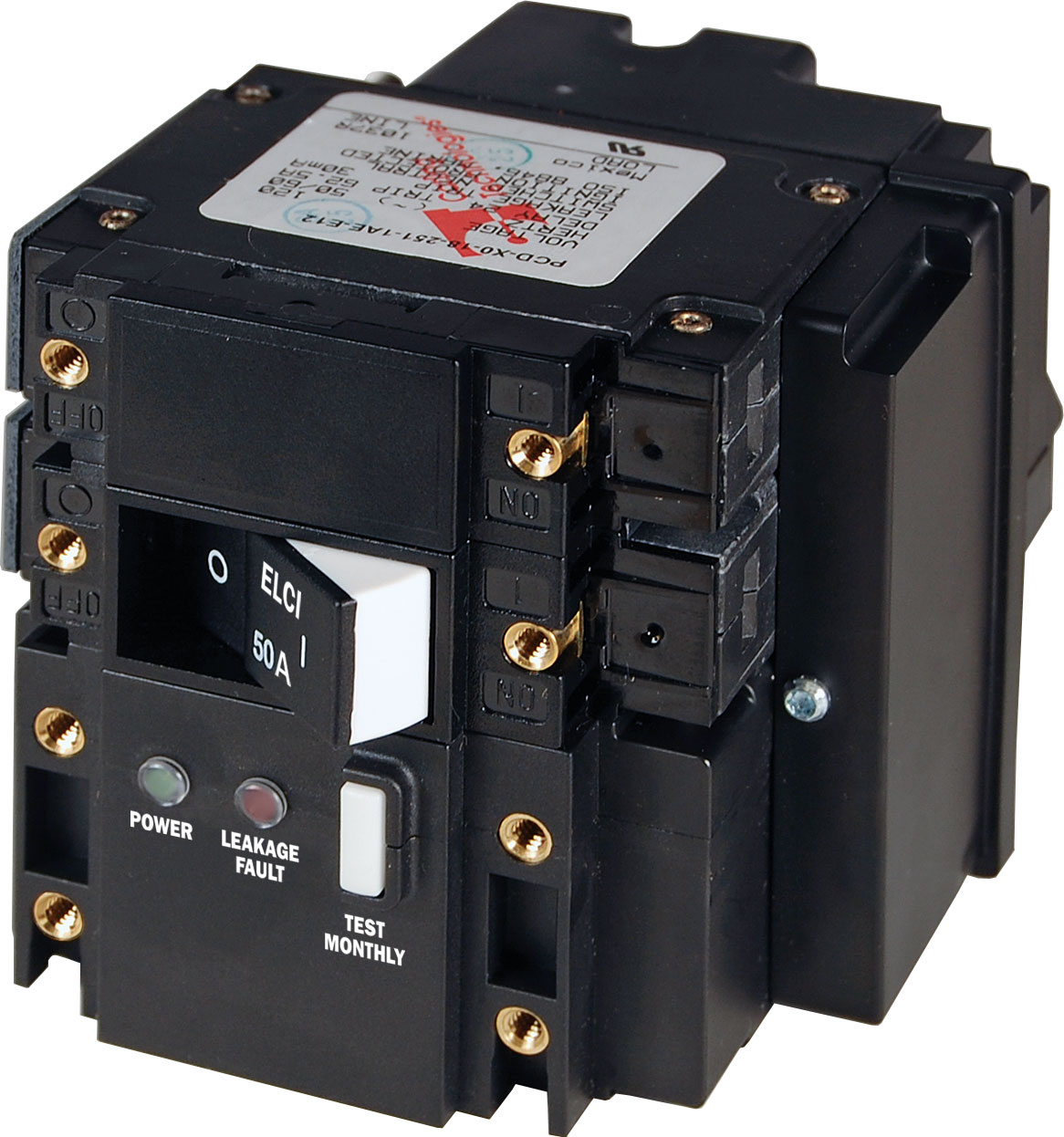 Blue Sea 3103-BSS C-Series ELCI 50A 120v AC Double Pole Main Circuit Breaker