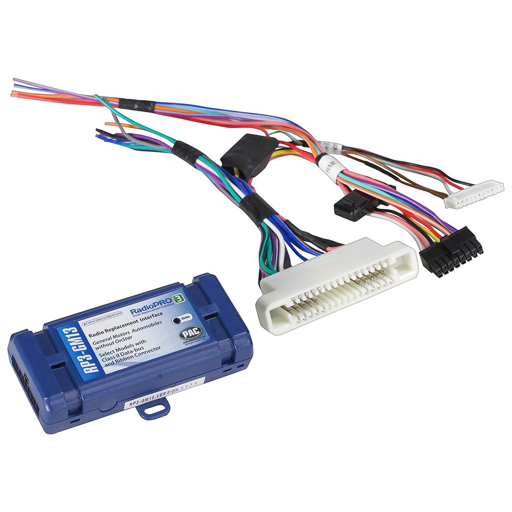 PAC Radio Replacement Interface for '00-'05 GM Vehicles with Class II databus