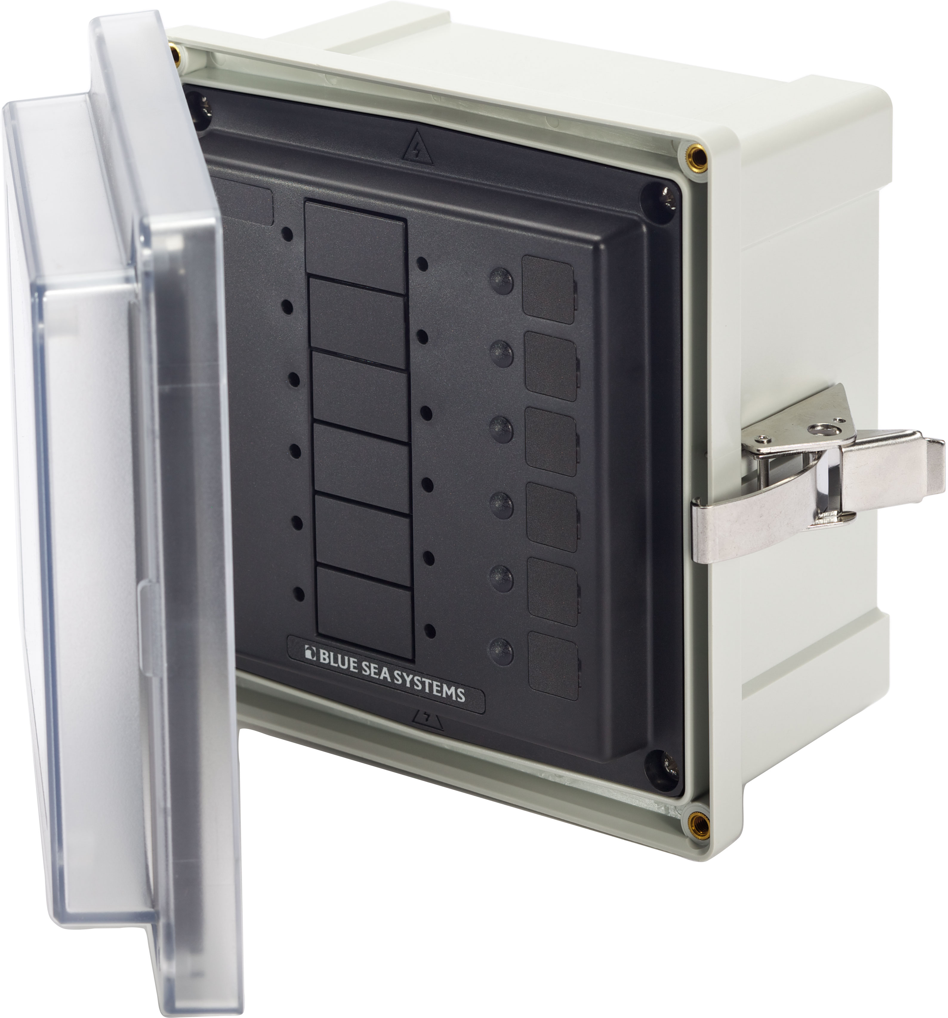 Blue Sea 3113-BSS Panel Enclosure 6 Blank Circuits Surface Mount System