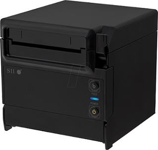 Seiko RP-F10 POS Receipt Printer, Top and Front Exit, Black, USB with USB Host, US Model