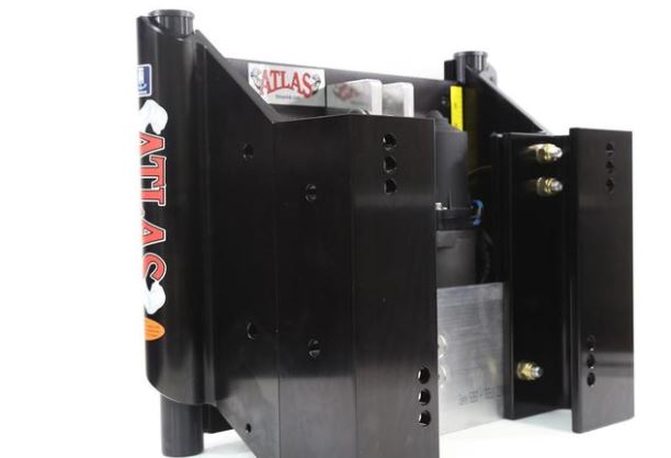 TH Marine AHJ-4VHD-B-DP Atlas 4in Jack Plate Heavy Duty Hydraulic Black Anodized