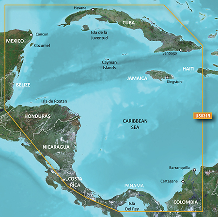 Garmin 010-C0732-20 HXUS031R G3 Micro SD Southwest Caribbean