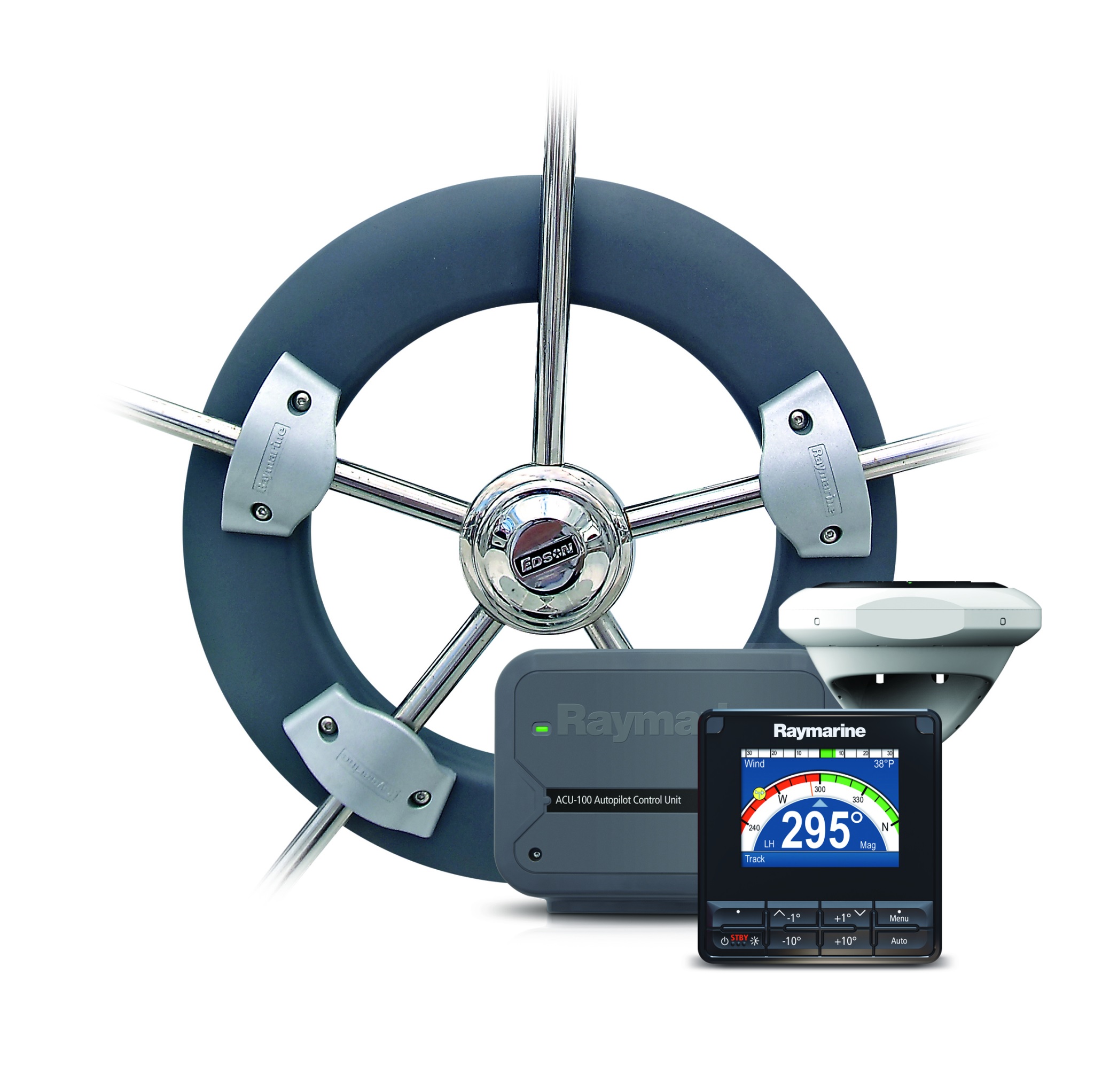 Raymarine T70152 EV100 Sailboat Wheel Pilot with P70S Control