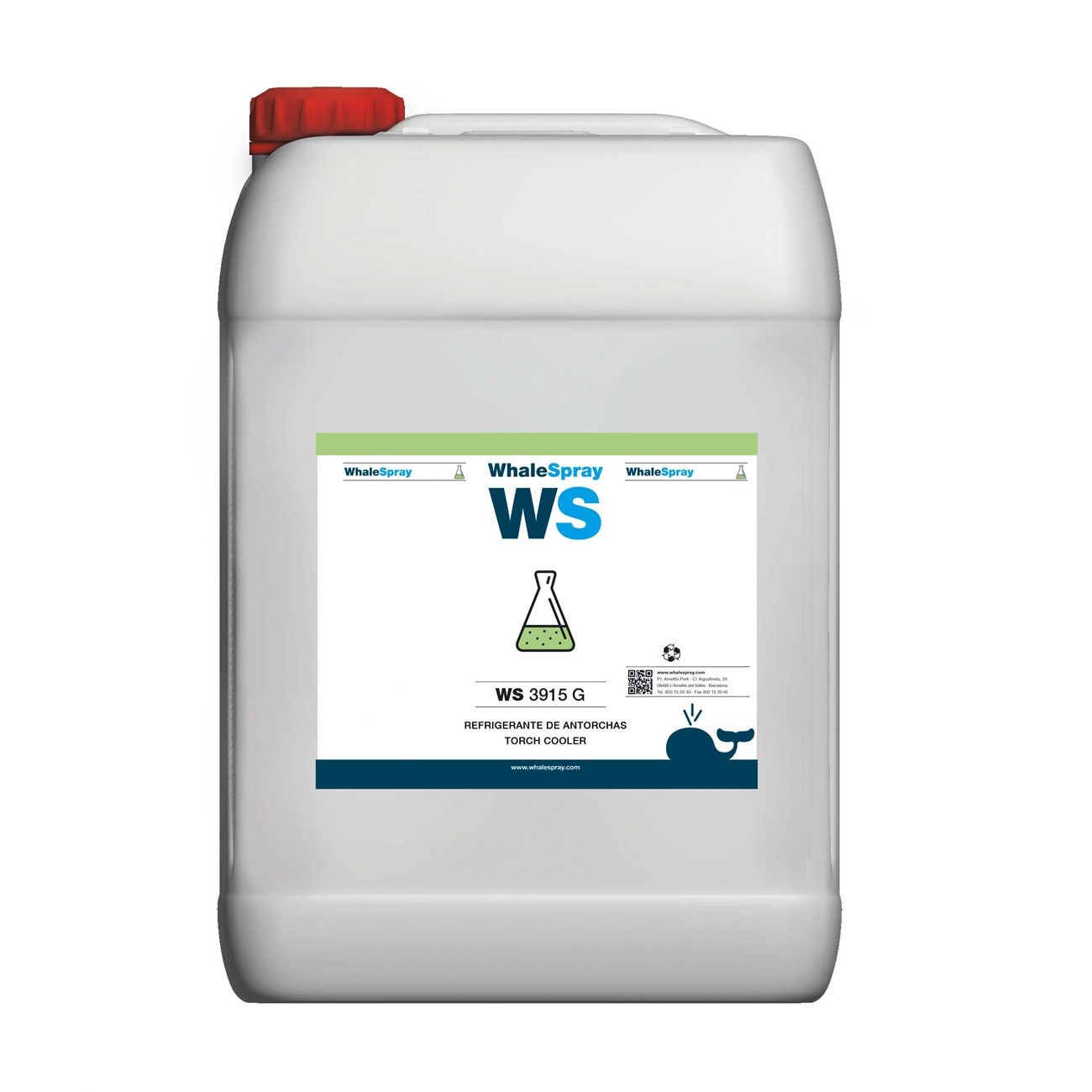 WhaleSpray WSP3915G0006 Coolant 3915 Torch Coolant 10 Liter Pail 10°C