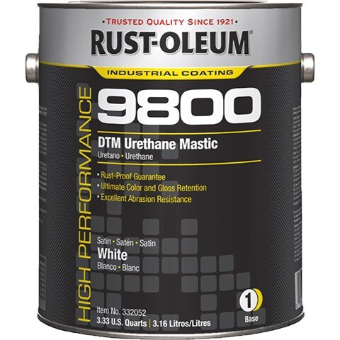Rust-Oleum RSO9892419 Coating 9800 High Performance 1 gal White Gloss