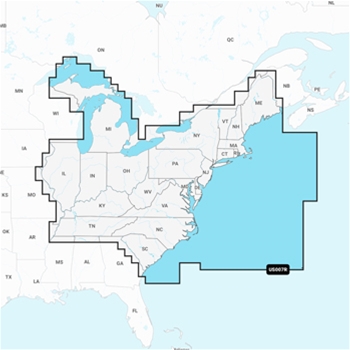 Navionics 010-C1370-30 Plus NAUS007R U.S. East MicroSD