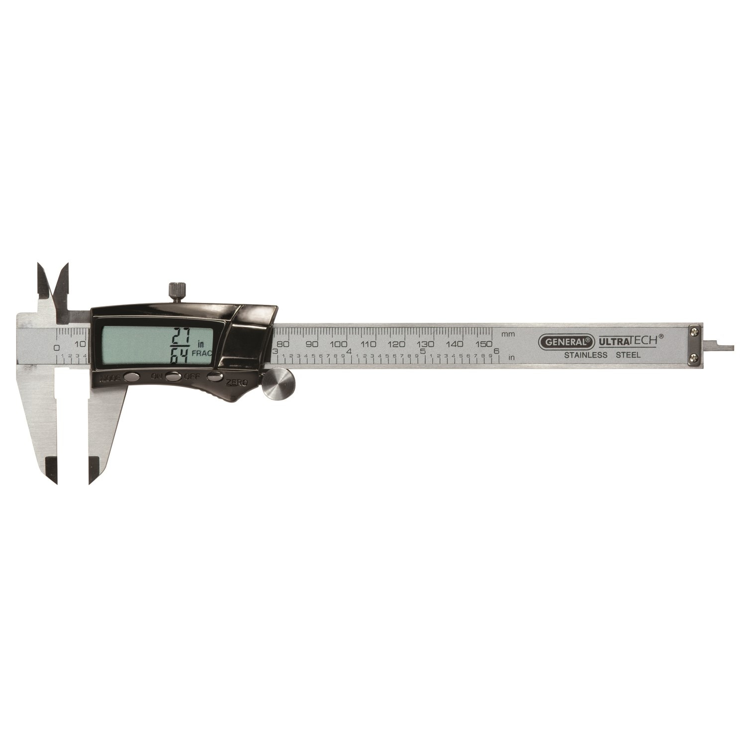 General Tools GTM147 6" Digital Fractional Caliper