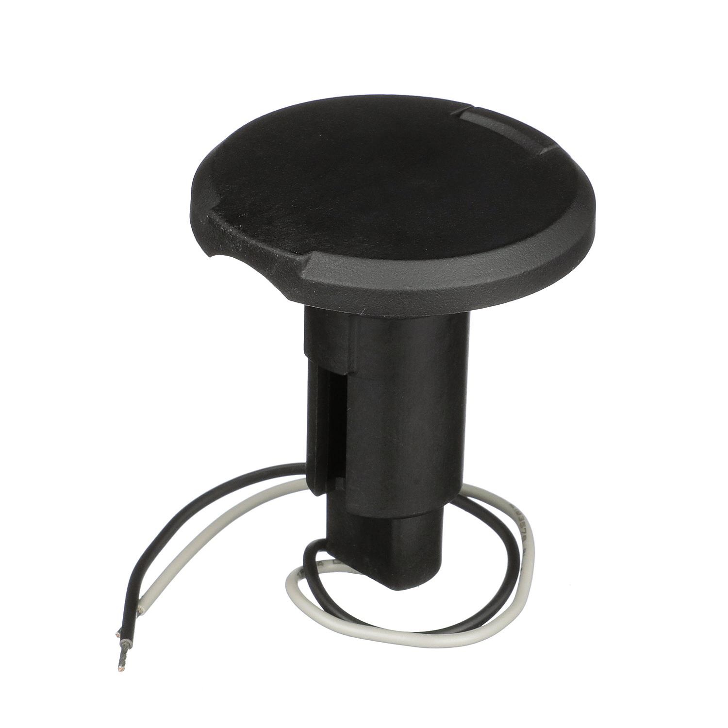 Attwood 910R2PB-7 910R Series Round Base 2-Pin Black Composite Cover