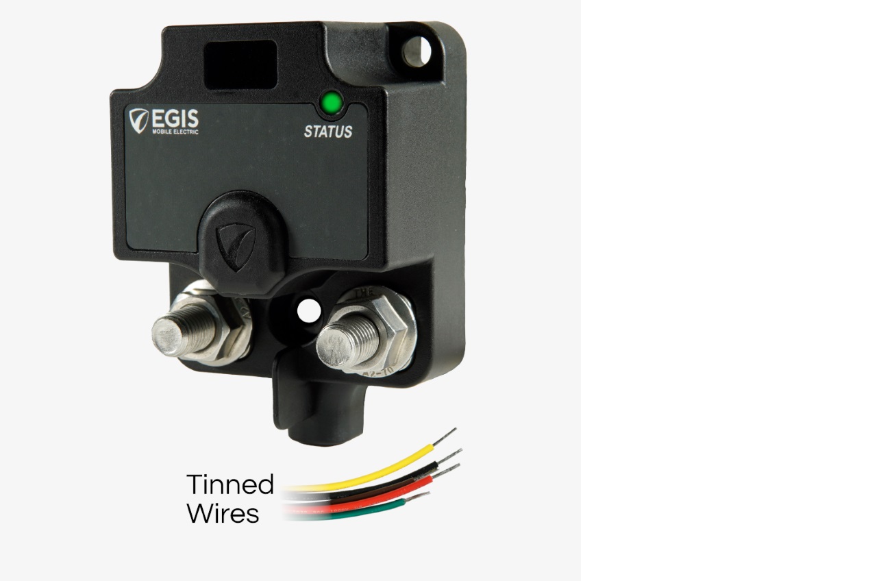 EGIS 8710-1400 XD Single Flex 2 Automatic Charging Relay No Knob Tinned Wires
