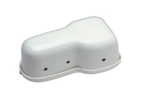 Marinco 33025 White MRV Wiper Motor Cover