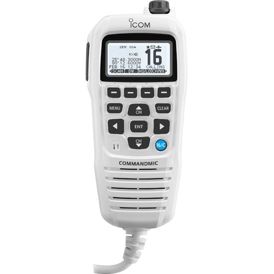 Icom HM195GW 62 EXP HM195GW Command Mic IV White Second Station