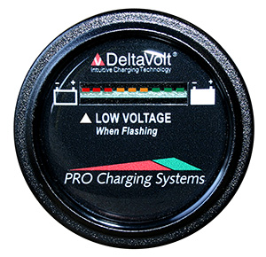 Pro BFGWOV48V Charging Eagle Performance Battery Fuel Gauge 48v Round