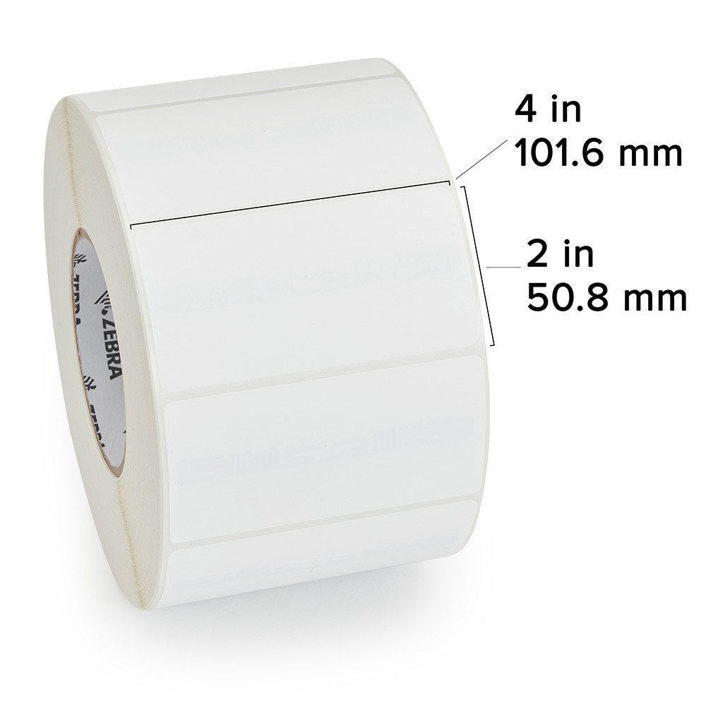 Zebra 4" x 2" Z-Ultimate 4000T Label (Case)