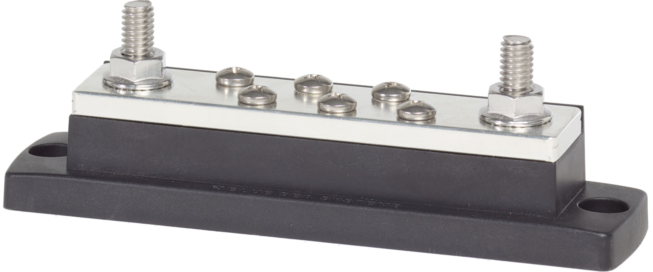 Blue Sea 2128-BSS MaxiBus 250A BusBar Two 5/16in-18 Studs and Six #10-24 Screws