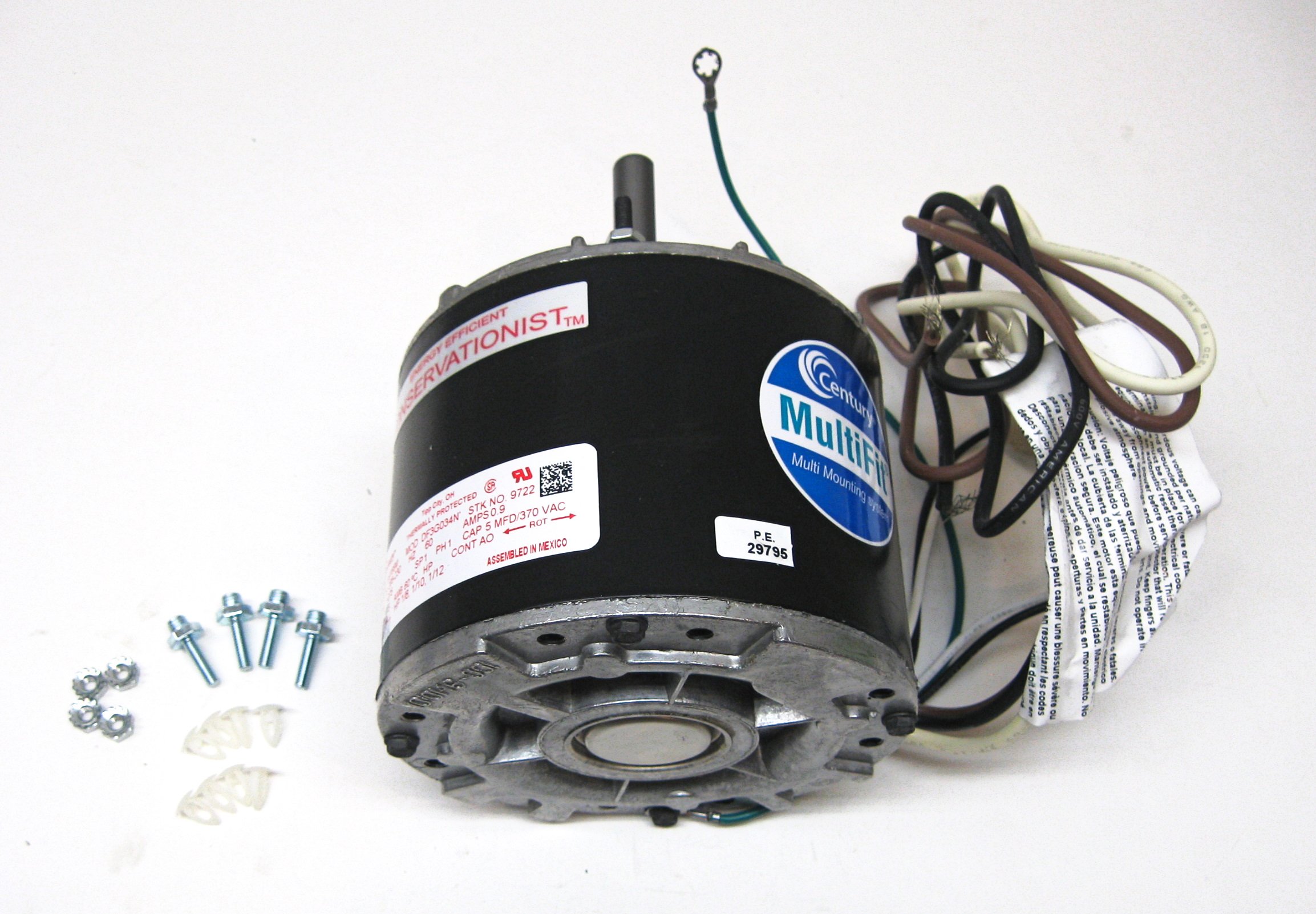 Century A.O. Smith Condenser Fan Motor 1/8-1/12 1075 230V