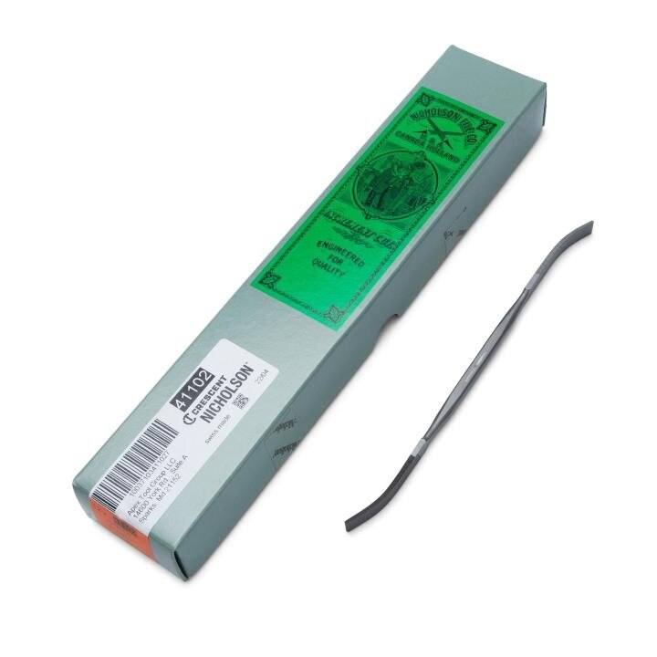 APEX NIC41102 Silversmith'S Riffler File 10 Steel Cut Edges 2 7.5 Inch 0.09 Inch