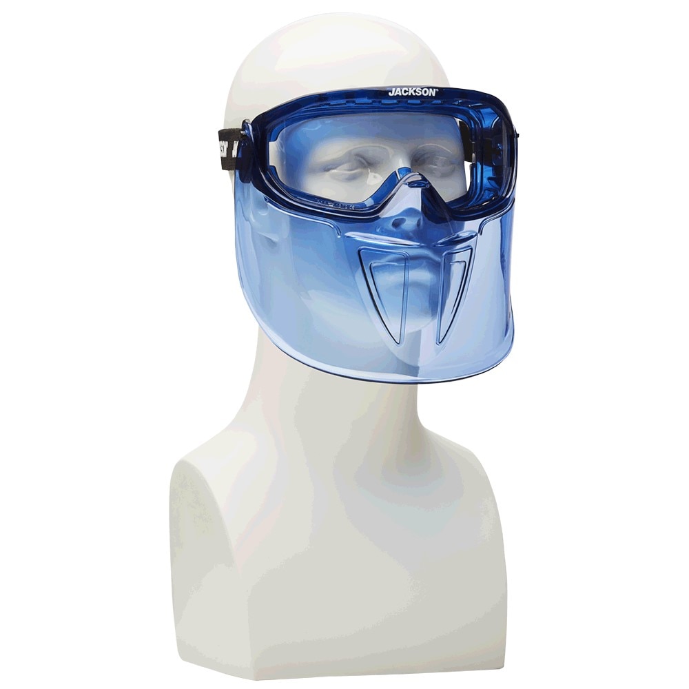 Jackson Safety JKS21000 Safety Goggles GPL500 Blue/Clear Anti-Fog Single