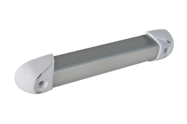 Lumitec Mini RAIL2 6in Blue LED Light Brushed Finish 12/24v