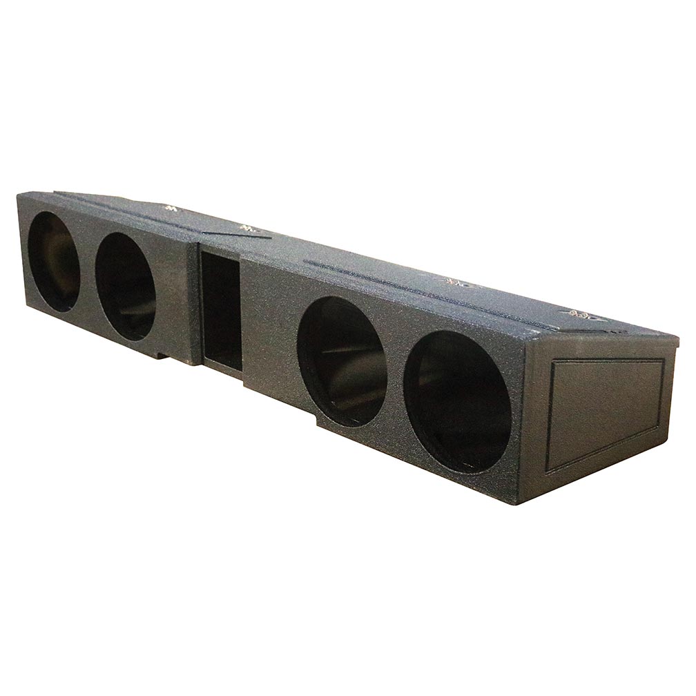 QPower "QBOMB" Chevy/GMC Crew Cab '07-'26 Quad 8" Ported Woofer Enclosure