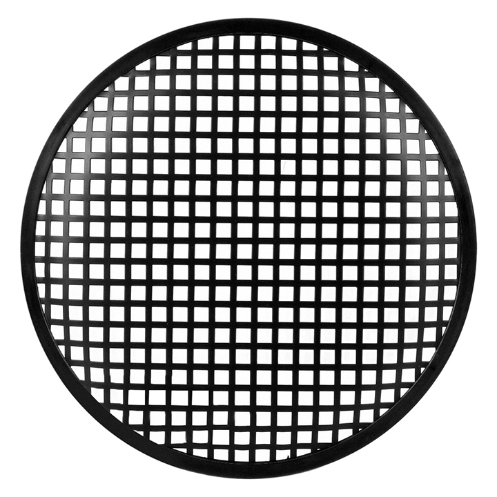 Nippon Black Plastic Waffle Grill: 10" (Each)