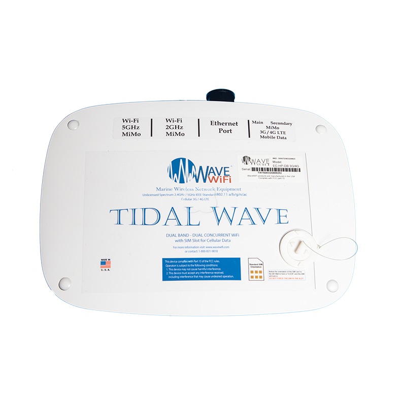 Wave EC-HP-DB-3G/4G WiFI Tidal Wave 2 25ft 400UF Low Loss Cable and 6 Antennas